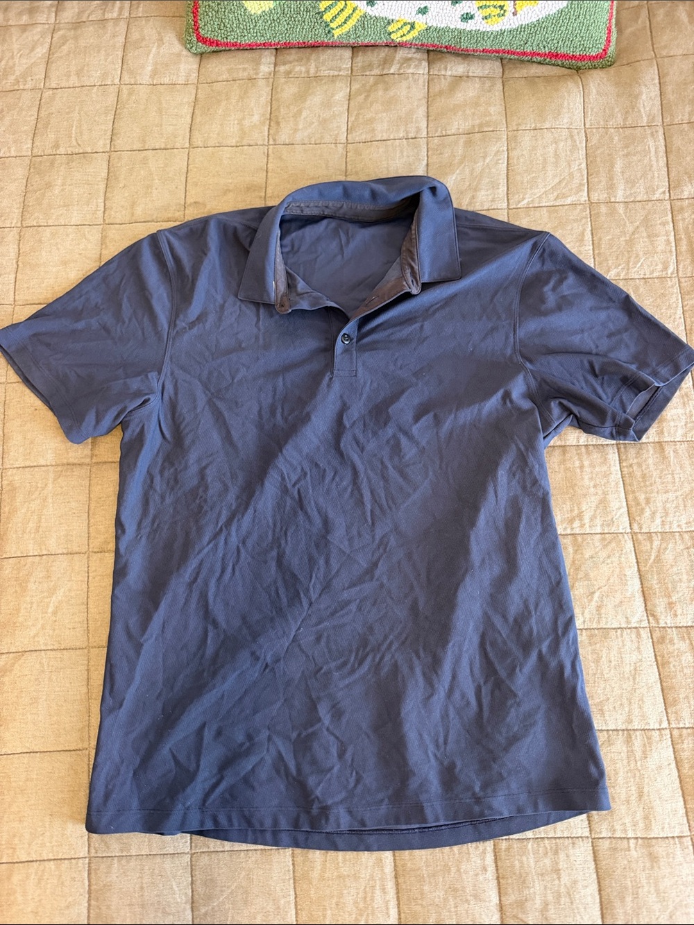 Lululemon Men's Short-Sleeve Polo Shirt in Navy